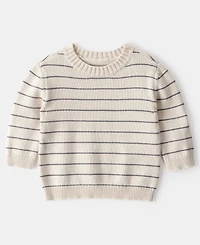 Carter's Baby Boys 2-Piece Stripe Sweater and Overall Set