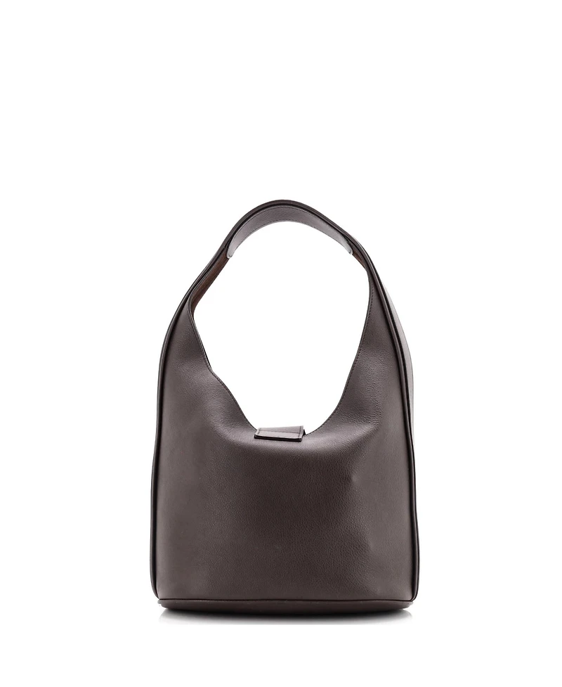 Pre-Owned Salvatore Ferragamo Medium Gancini Buckle Hobo Leather
