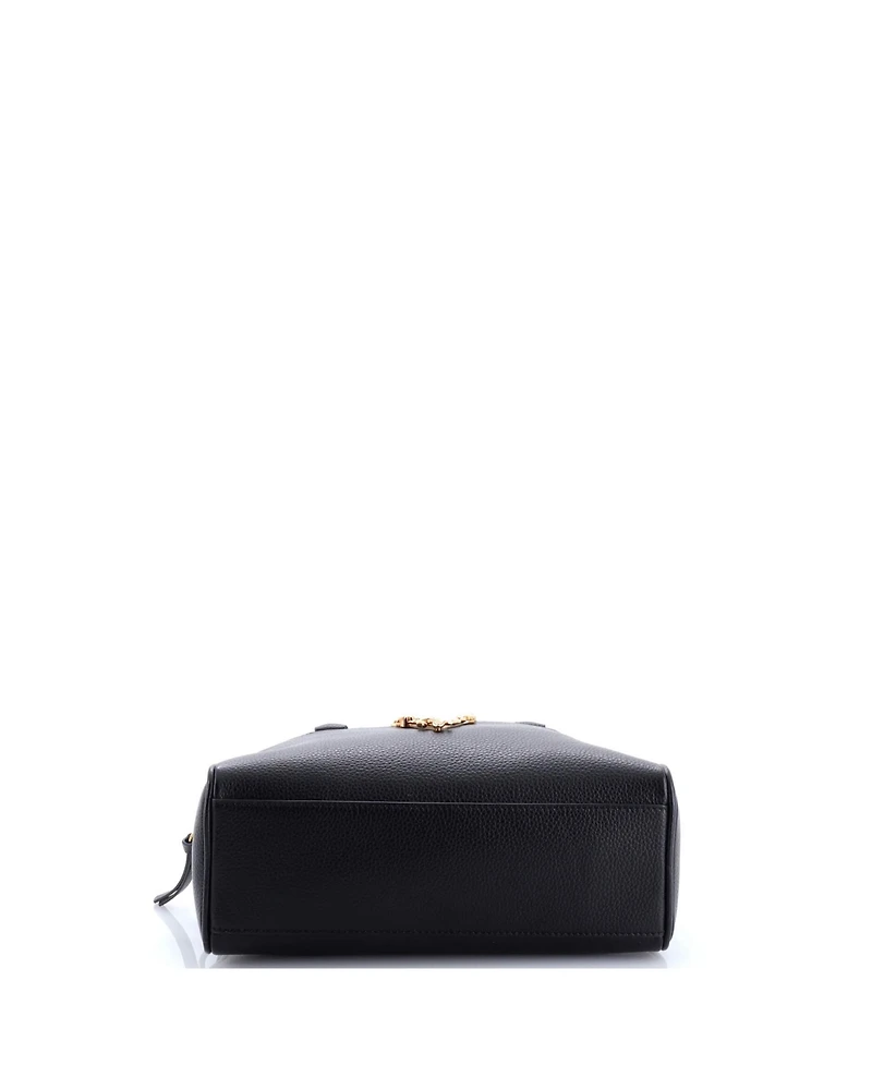 Pre-Owned Versace Virtus Bowling Bag Leather
