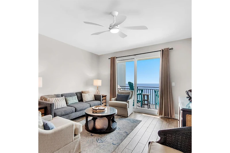 Sofucor 52-inch Modern Downrod Indoor Abs 5 Blades Led Light with Remote Control Support Six Speed Ajustable Ceiling Fan