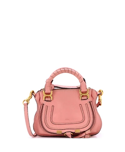 Pre-Owned Chloe Baby Marcie Satchel Leather