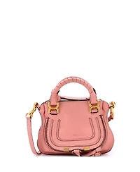 Pre-Owned Chloe Baby Marcie Satchel Leather