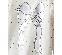 Carter's Girls Toddler 2T-5T 2-Piece Day Dream Bow Print Long-Sleeve Top and Pants Set