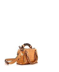 Pre-Owned Chloe Small Daria Bag Embossed Leather