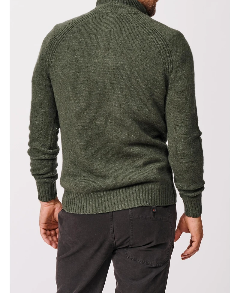 Aubin Men's Pelham Zip Neck Sweater