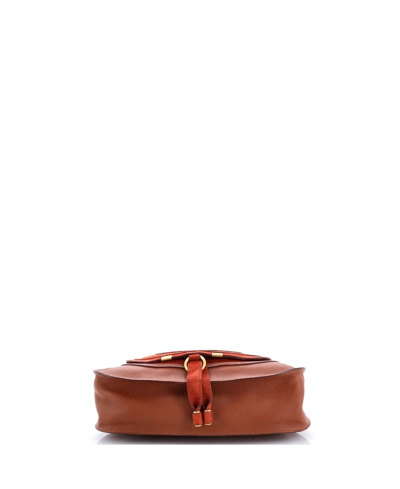 Pre-Owned Chloe Small Marcie Satchel Leather and Suede