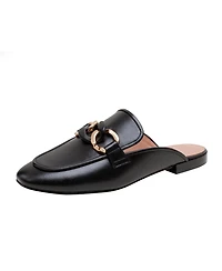 Linea Paolo Alicia | Belted Mule with Resin Chain