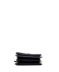 Pre-Owned Salvatore Ferragamo Medium Trifolio Flap Bag Leather