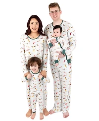Leveret Baby One Piece Viscose from Bamboo Holiday Pajamas
