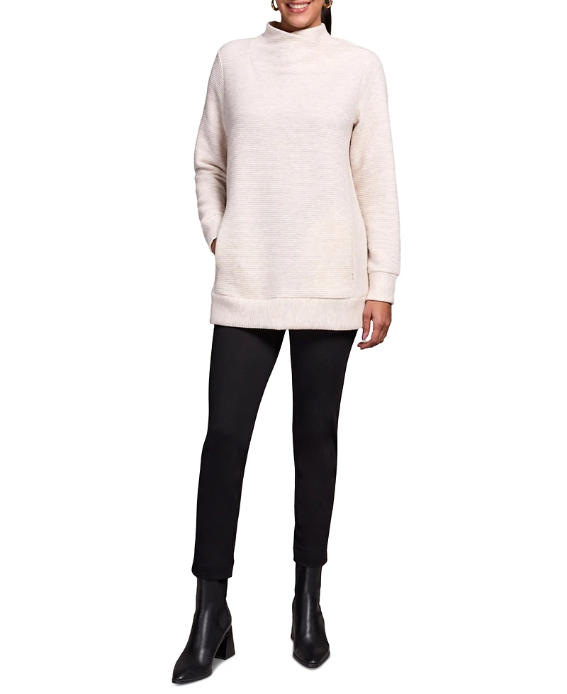 Tribal Women's Long Sleeve V Neck Top