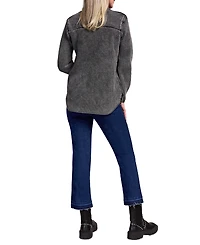 Tribal Women's Special Wash Collared Sweater