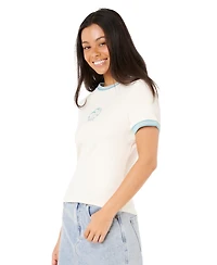 Rip Curl Women's Shore Break Fitted Pull-On T-Shirt