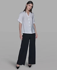 Karl Lagerfeld Paris Women's Drop Shoulder Top