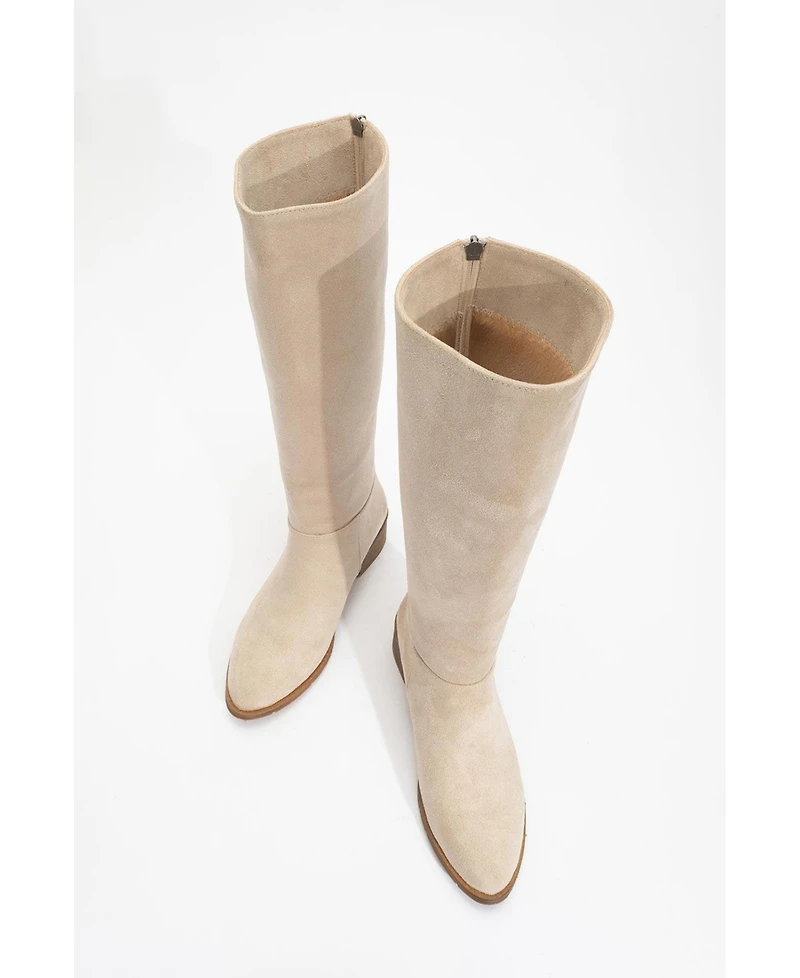 Prologue Shoes Svetlo Back Zip Knee High Boot (Women)