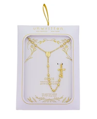 Unwritten Saint Cross Y-Necklace