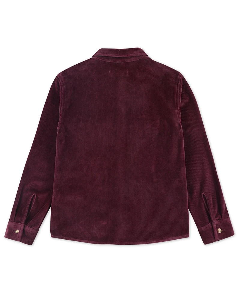 abercrombie kids Boys 5-18 Fine Wale Cord Button Down Shirt
