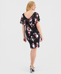 Connected Women's Mesh Ruffled Dress