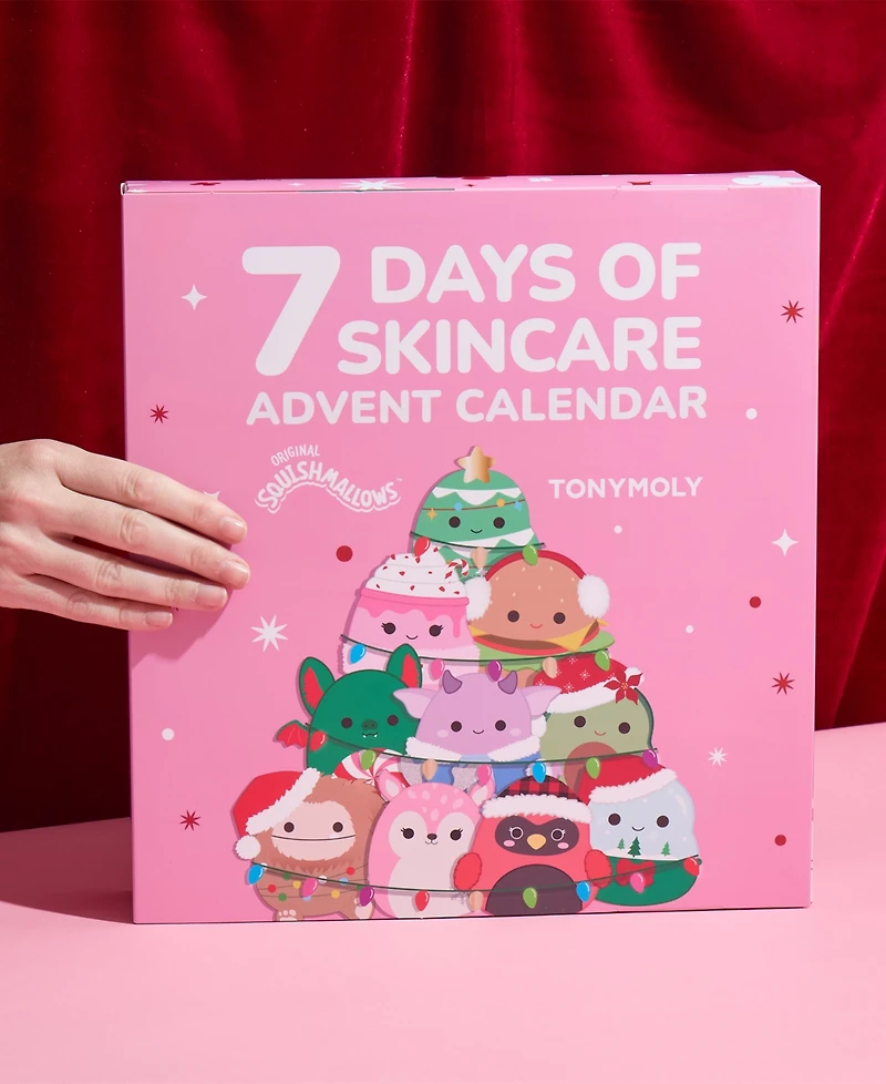 Tonymoly 7-Pc. Squishmallows 2025 Holiday Advent Calendar Set