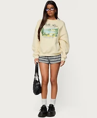 Edikted Women's French Riviera Oversized Sweatshirt