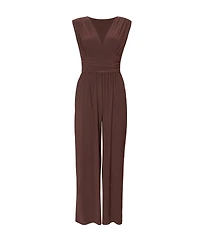 Quiz Women's Ity V-Neck Ruched Detail Jumpsuit
