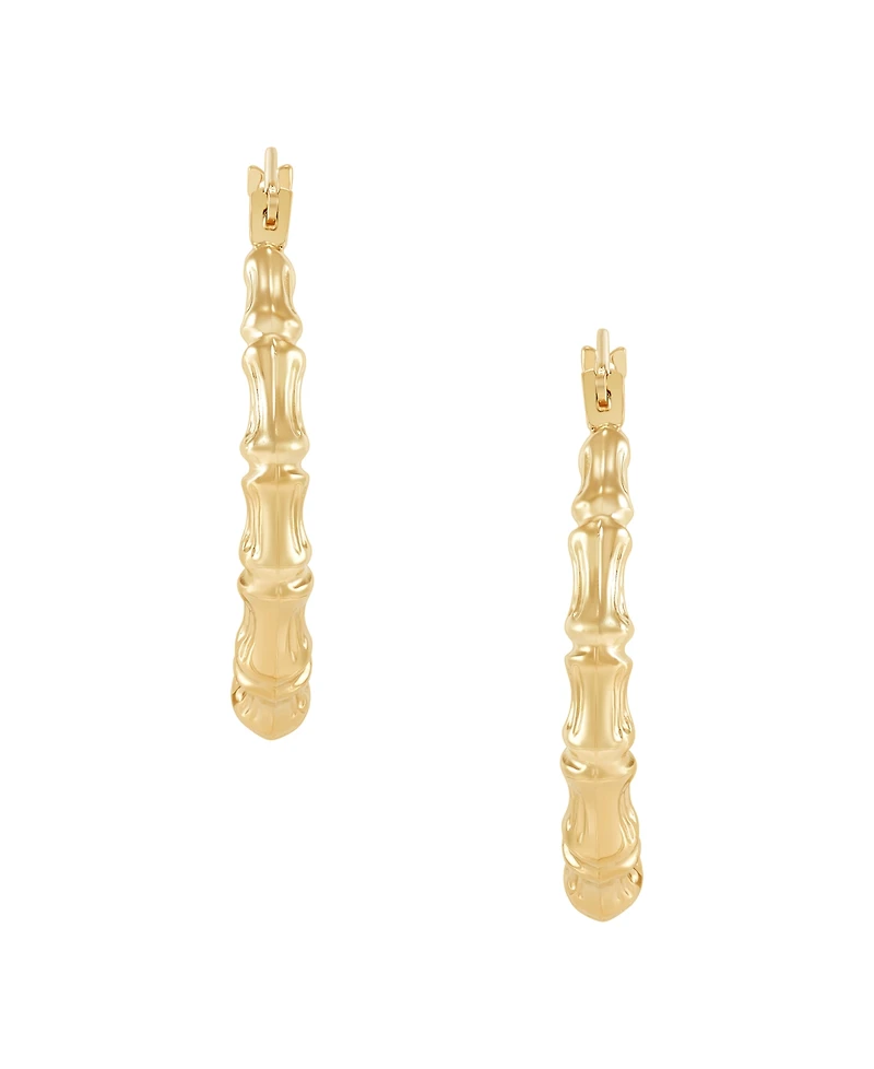 Macy's Double Hoop Earrings in 14K Yellow Gold