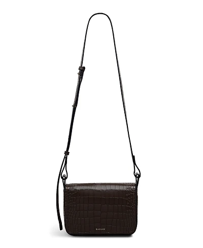 Radley London Westwell Lane - Faux Croc Mini Flap Over Crossbody Bag
