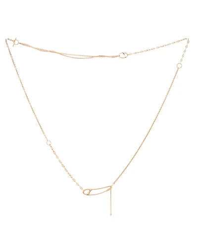 Pre-Owned Hermes Chaine d'Ancre Punk Lariat Long Necklace