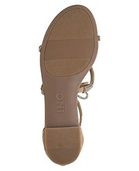 I.n.c. International Concepts Women's Gellisaa Almond Toe Flat Sandals, Macy's Exclusive