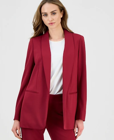 Anne Klein Women's Shawl-Collar Open-Front Blazer