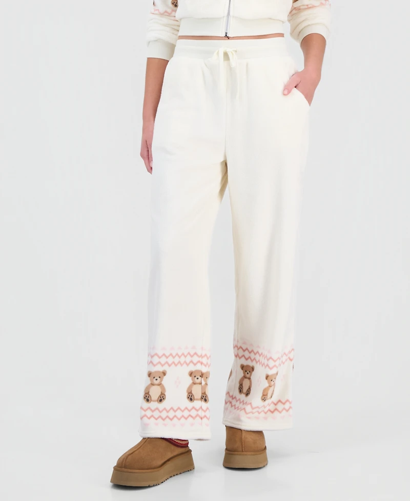 Sincerely Jules Juniors' Mink Pull-On Wide-Leg Pants