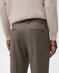 Mango Men's Slim Fit Thermolite Cargo Pants