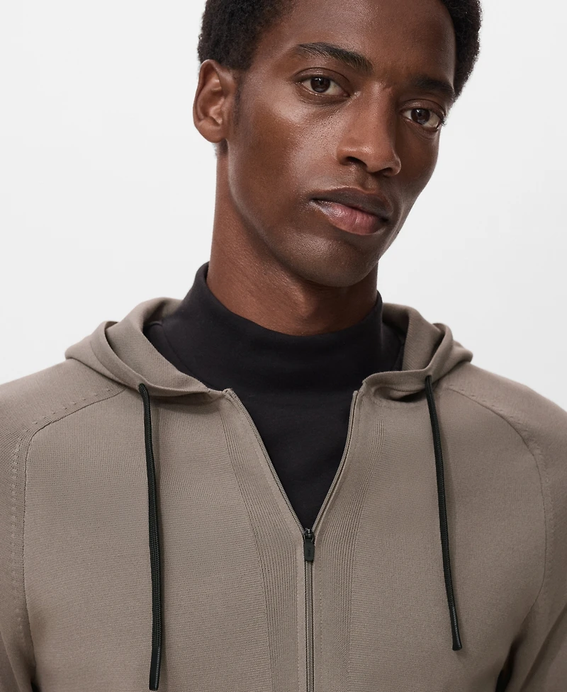 Mango Men's Thermoregulating Zip-Up Sweatshirt