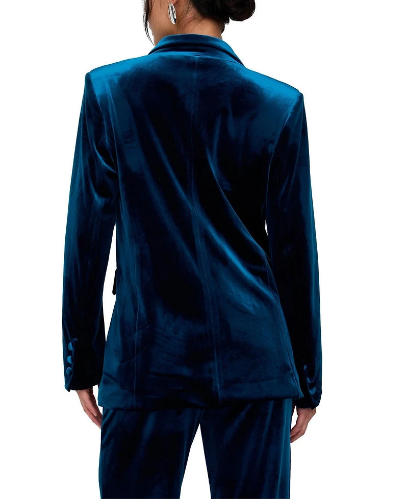 Lily and Lionel London Women's Valerie Tailored Velvet Blazer