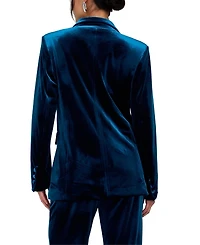 Lily and Lionel London Women's Valerie Tailored Velvet Blazer