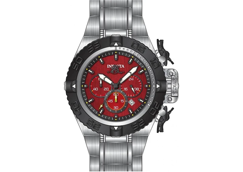 Invicta Men's 48199 Subaqua Quartz Chronograph Red, Black Dial Watch