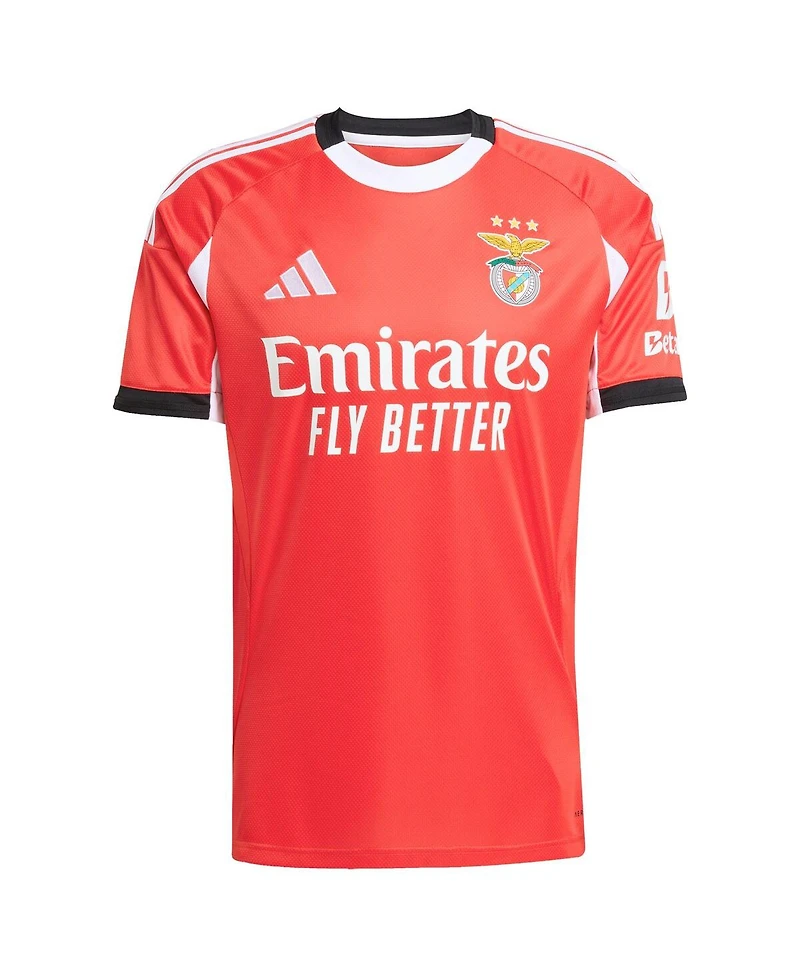 Adidas Men's Red Benfica 2025/26 Home Replica Jersey