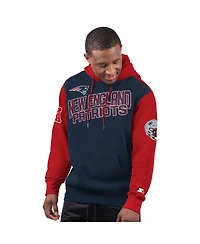 Starter Men's Navy New England Patriots Extreme Pullover Hoodie