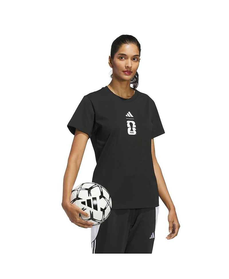 Adidas Women's Black 2026 Fifa World Cup Graphic T-Shirt