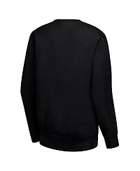 G-iii 4Her by Carl Banks Women's Black Dallas Stars Lots Of Love Team Logo Graphic Pullover Sweatshirt