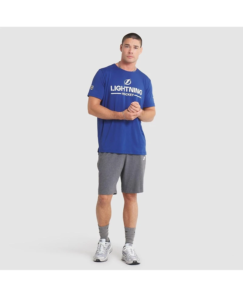 Fanatics Men's Blue Tampa Bay Lightning Authentic Pro Rink Tech T-Shirt