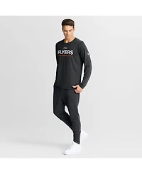 Fanatics Men's Black Philadelphia Flyers Authentic Pro Rink Tech Long Sleeve T-Shirt