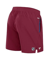 Fanatics Men's Burgundy Colorado Avalanche Authentic Pro Rink Performance Shorts