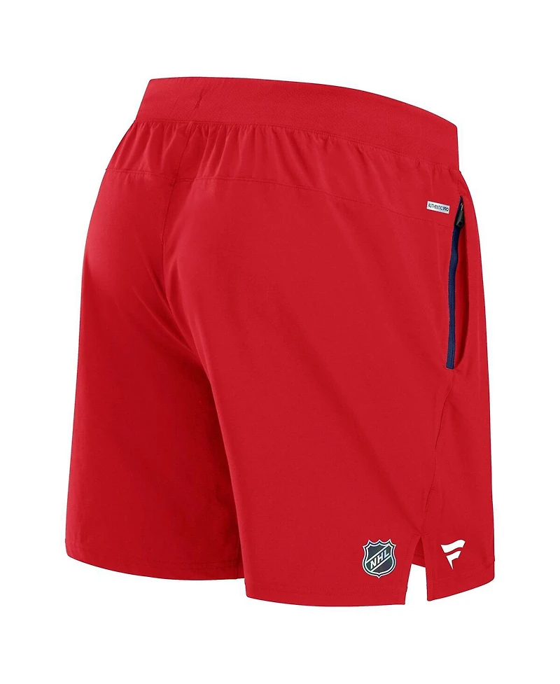 Fanatics Men's Red Florida Panthers Authentic Pro Rink Performance Shorts