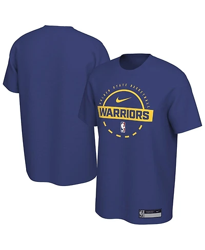 Nike Men's Royal Golden State Warriors 2025/26 On-Court Flare Performance Practice T-Shirt