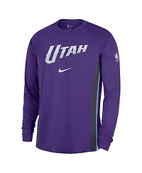 Nike Men's Purple Utah Jazz 2025/26 Authentic Pre-Game Legend Dri-fit Long Sleeve Shooting T-Shirt