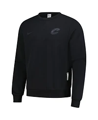 Nike Men's Black Cleveland Cavaliers Authentic Standard Issue Travel Dri-fit Sweatshirt