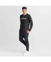 Fanatics Men's Black Chicago Blackhawks Authentic Pro Rink Tech Long Sleeve T-Shirt