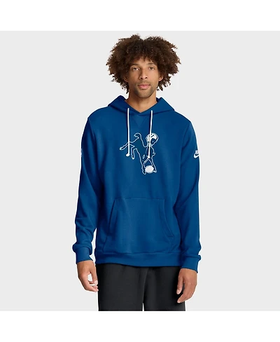 Nike Men's Royal Indianapolis Colts Sideline Standard Issue Alt 2 Dri-fit Hoodie