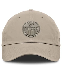 Fanatics Men's Tan Edmonton Oilers Authentic Pro Road Adjustable Hat