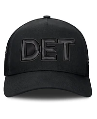 Fanatics Men's Black Detroit Red Wings Authentic Pro Road Team Code Trucker Adjustable Hat